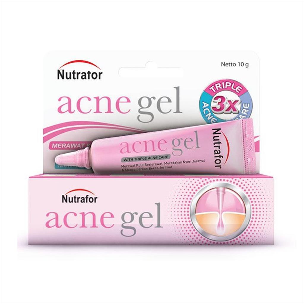 Jual Nutrafor Acne Gel 10gr (Obat Jerawat) | Shopee Indonesia