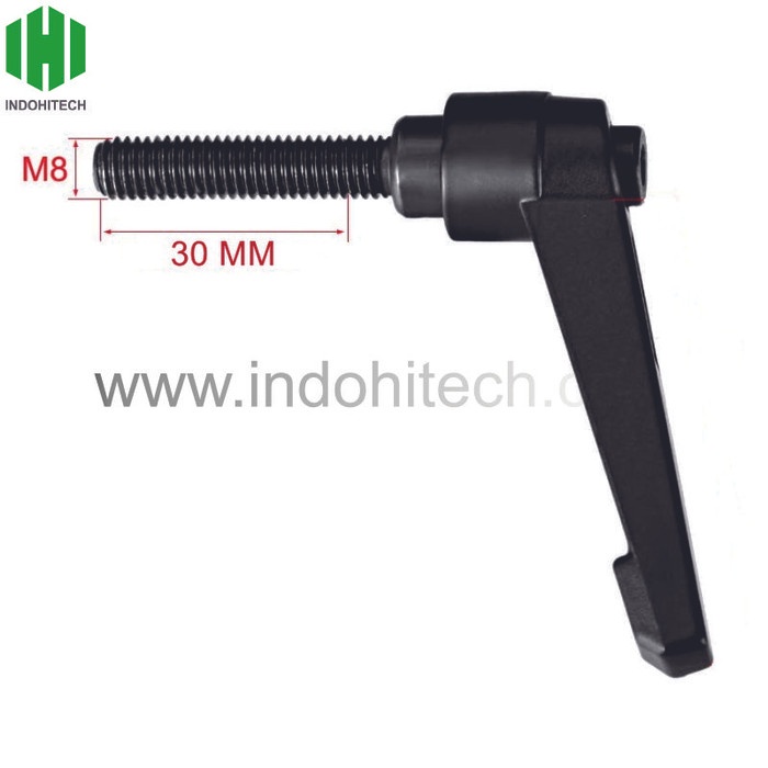 Ecrou à Souder Carré M8 Acier Brut - S