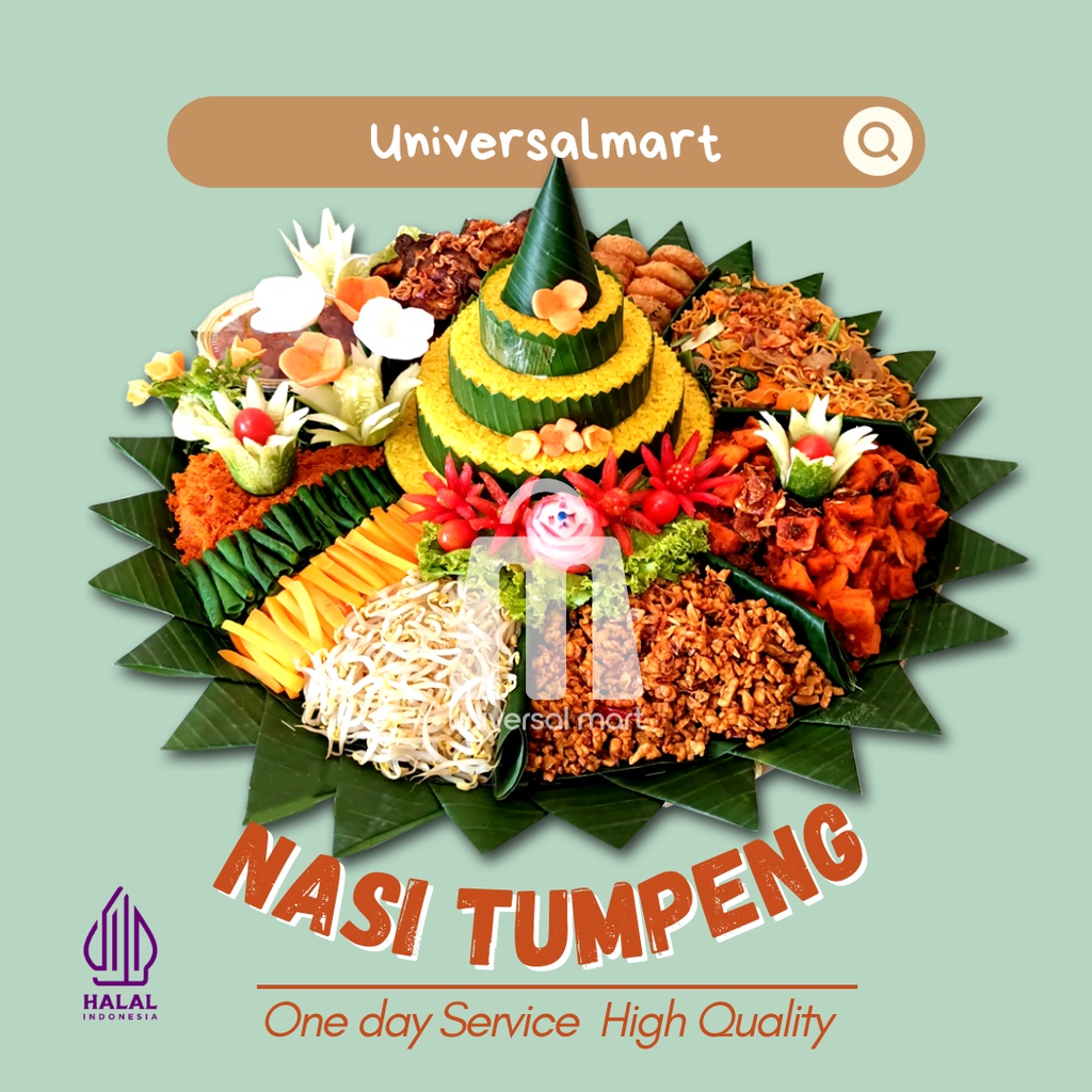 Jual Nasi Tumpeng Kuning Porsi 5 Orang Sampai Porsi 30 Orang Paket Menu