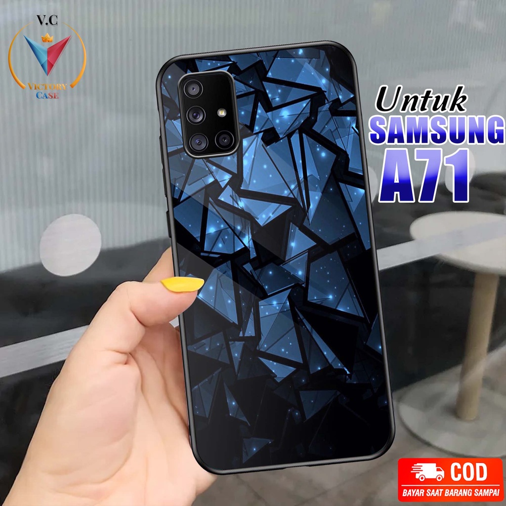 Jual Case SAMSUNG A71 Premium Glossy Victory Case ABSTRK Case