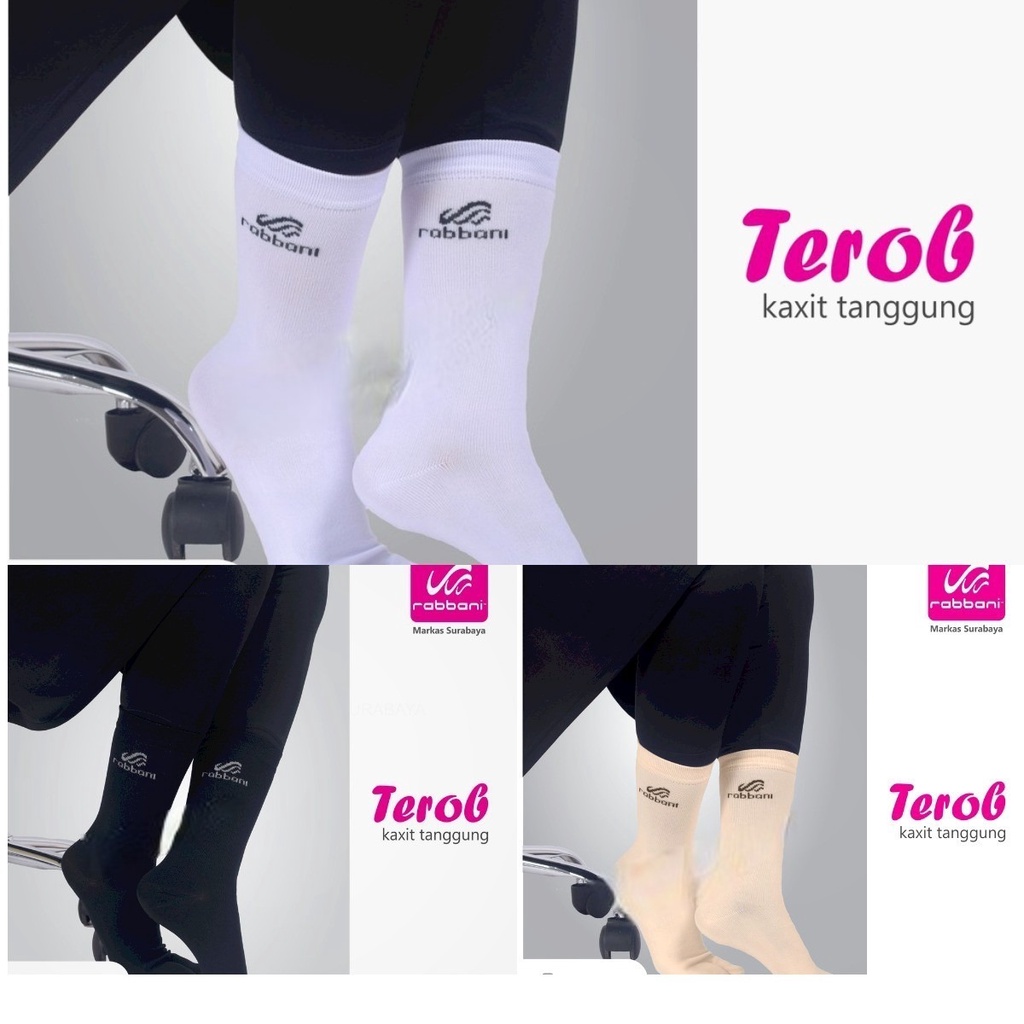 Jual Rabbani Kaos Kaki Tanggung Terob Kaxit Tgg Jempol Muslimah