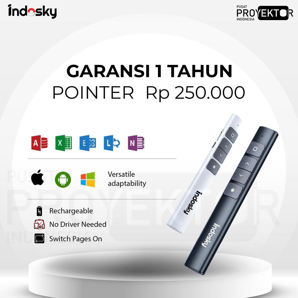 Jual GARANSI 1 TAHUN Indosky Pointer Original | Pointer Presentasi ...