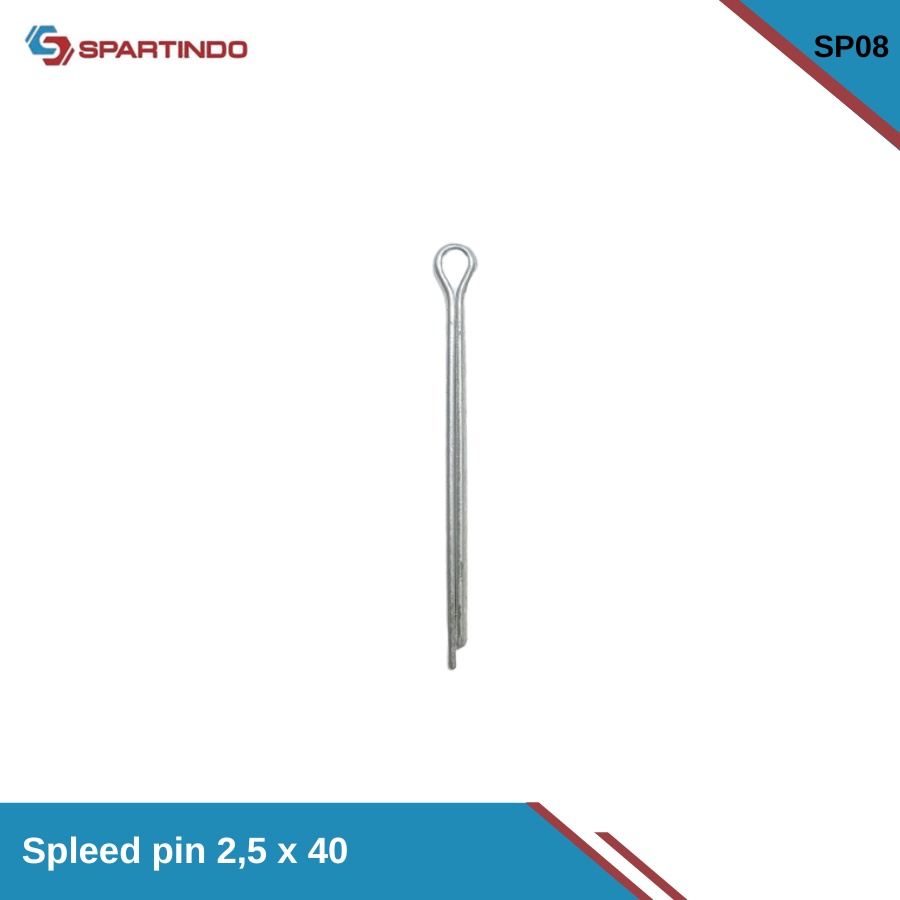 Jual Split Pen Spleed Pen Cotter Pin Ukuran 2,5 X 40 Cotterpins Spipen ...