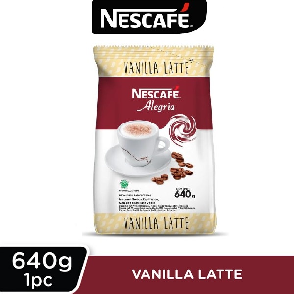 Jual Nestle VANILLA LATTE 640 gram nestle profesional | Shopee Indonesia