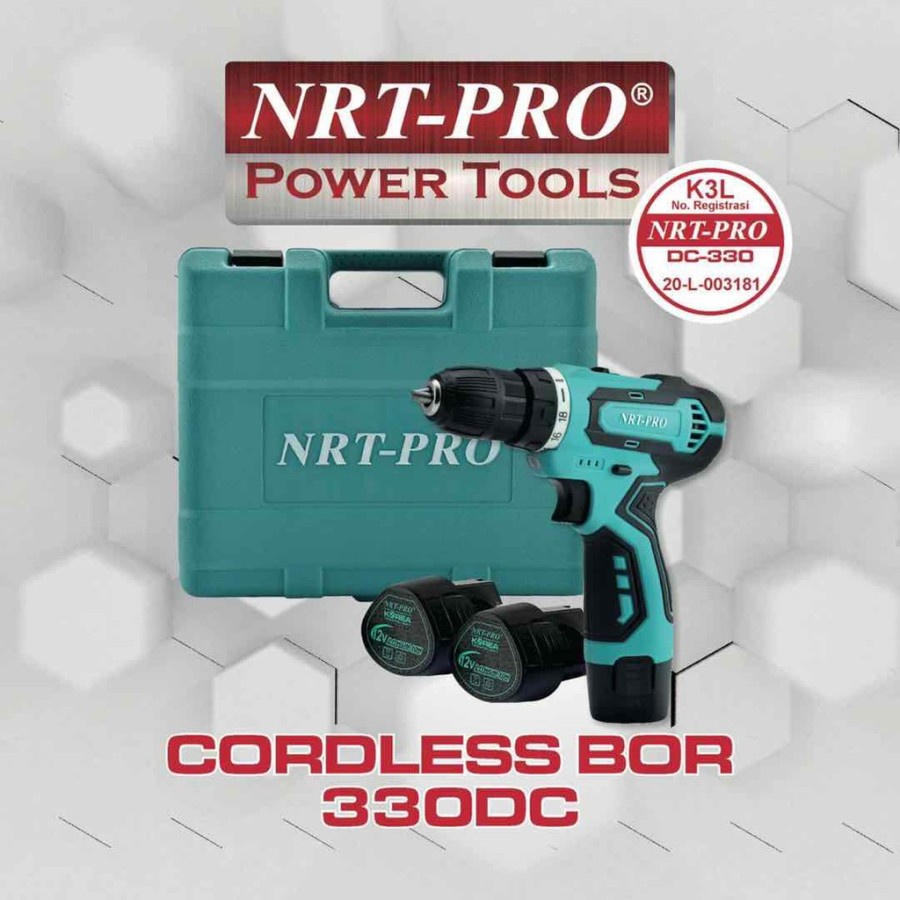 Jual Nrt 330 Cordless Nrt Pro Dc 330 Hd 12v Mesin Bor Baterai Nrt