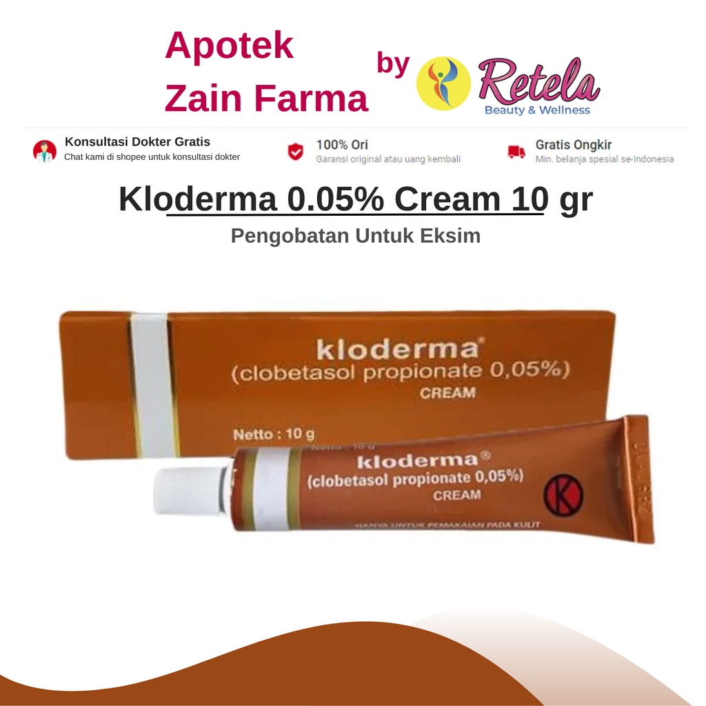 Jual KLODERMA 0 05 CREAM 10 GR Shopee Indonesia