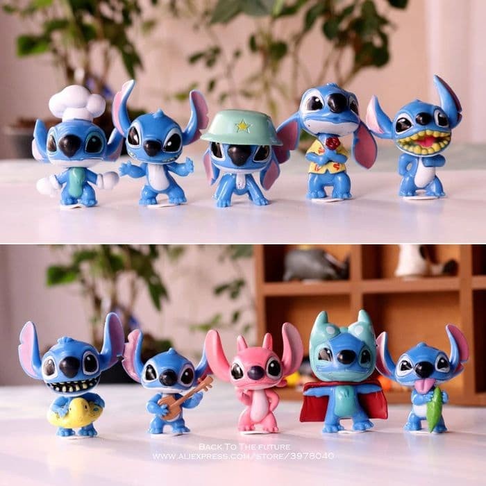 Jual Must Have!! Lilo And Stitch Figure Hiasan Kue Set Of 10 Topper
