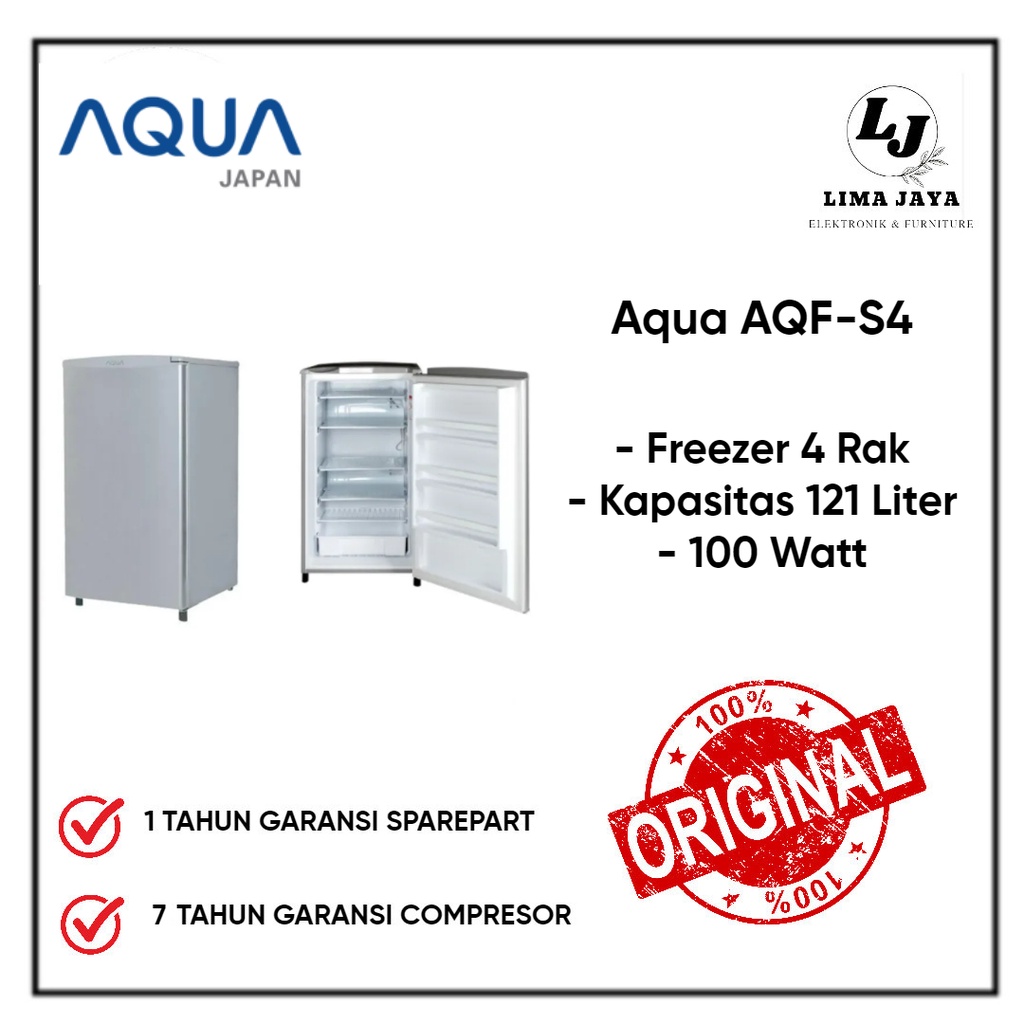 Jual Aqua Freezer 4 Rak AQF-S4 Kulkas Freezer Aqua 4 Rak | Shopee Indonesia