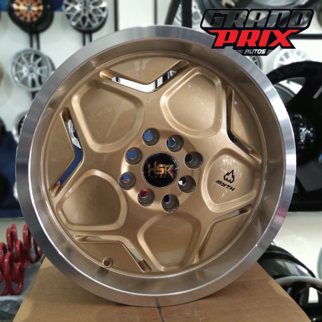 Jual Velg Mobil Racing Murah Model Celong Hsr Myth Ring Pcd X X Shopee Indonesia