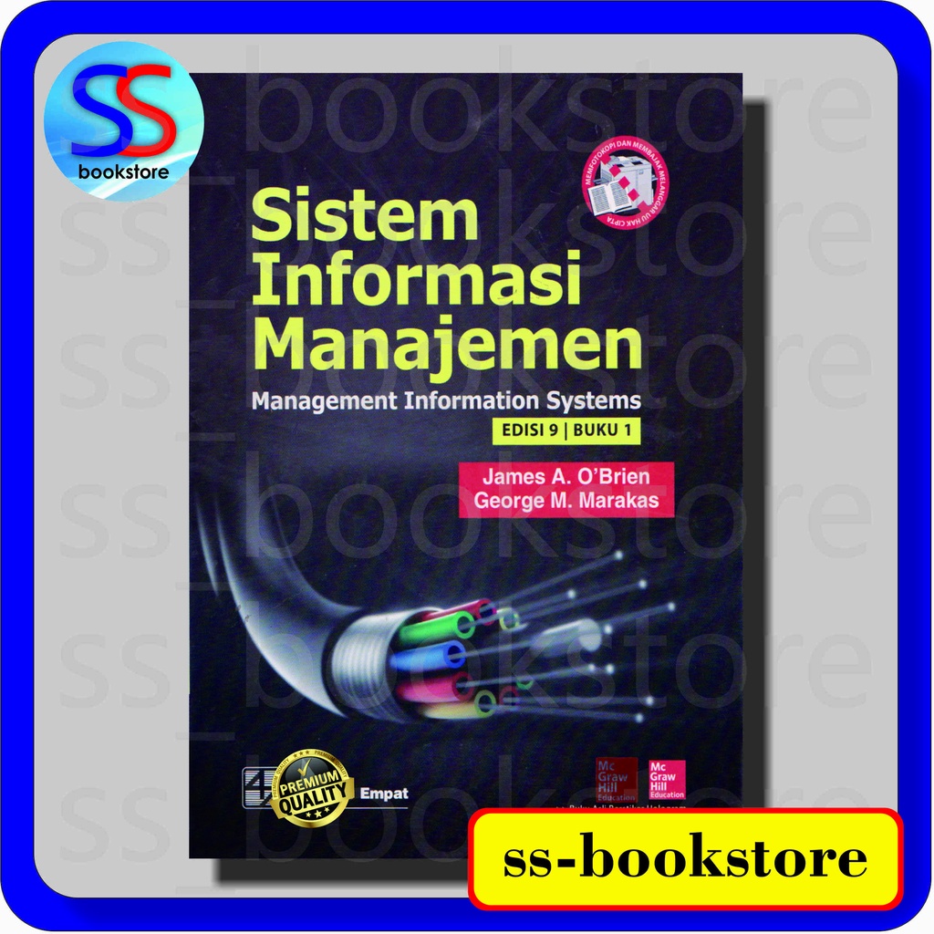 Jual SISTEM INFORMASI MANAJEMEN EDISI 9 BUKU 1 JAMES A. O'BRIEN ...