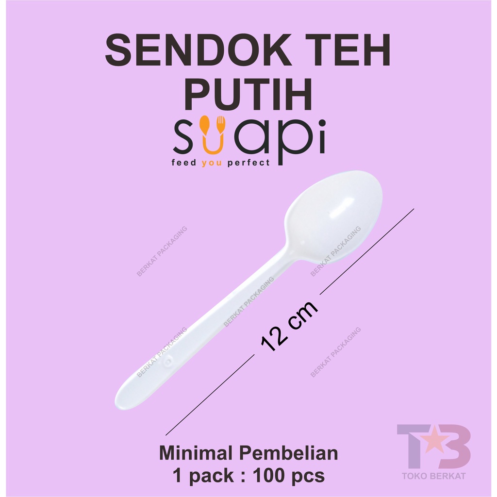 Jual Sendok Teh Merk Suapi Isi 100 Pcs Sendok Plastik Kecil Sendok