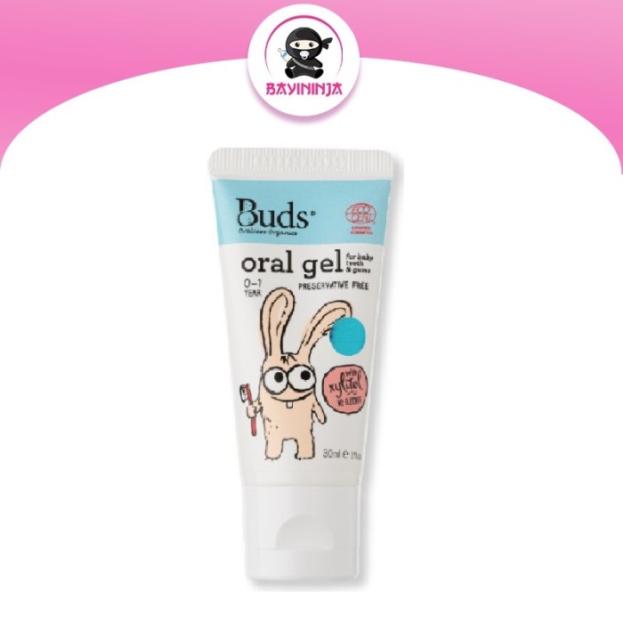 Jual Best Seller Buds Organics Oral Gel For Baby Teeth Gums 0 To 1