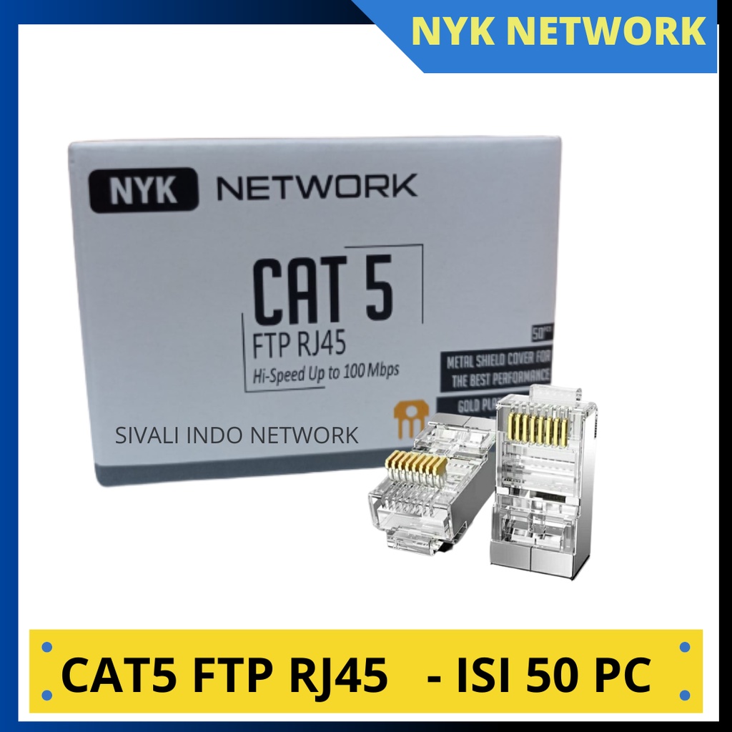 Jual Nyk Konektor Rj Ftp Cat Modular Plug Shopee Indonesia