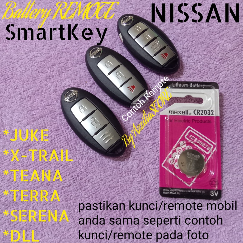 Jual Baterai Battery Batre Batrai Batere Untuk Remote Remot SmartKey