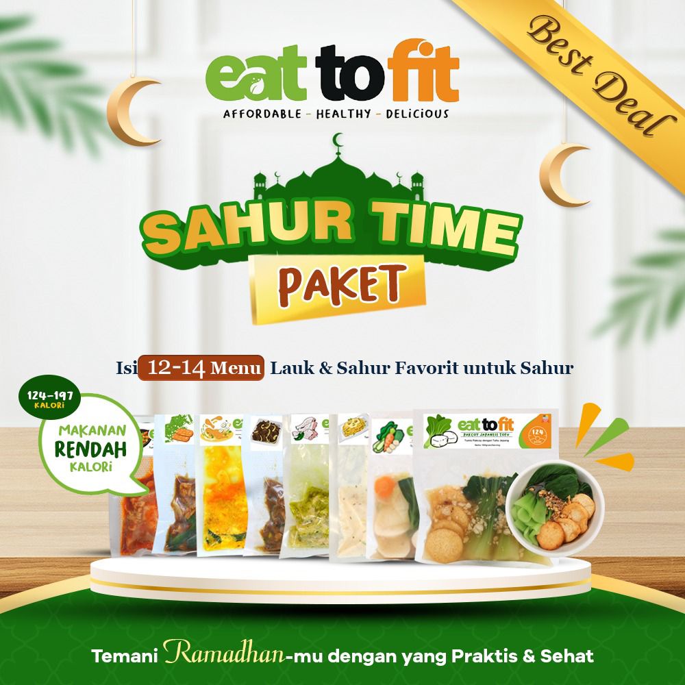 Jual EAT TO FIT Frozen Food Paket Untuk Sahur Praktis dan Sehat