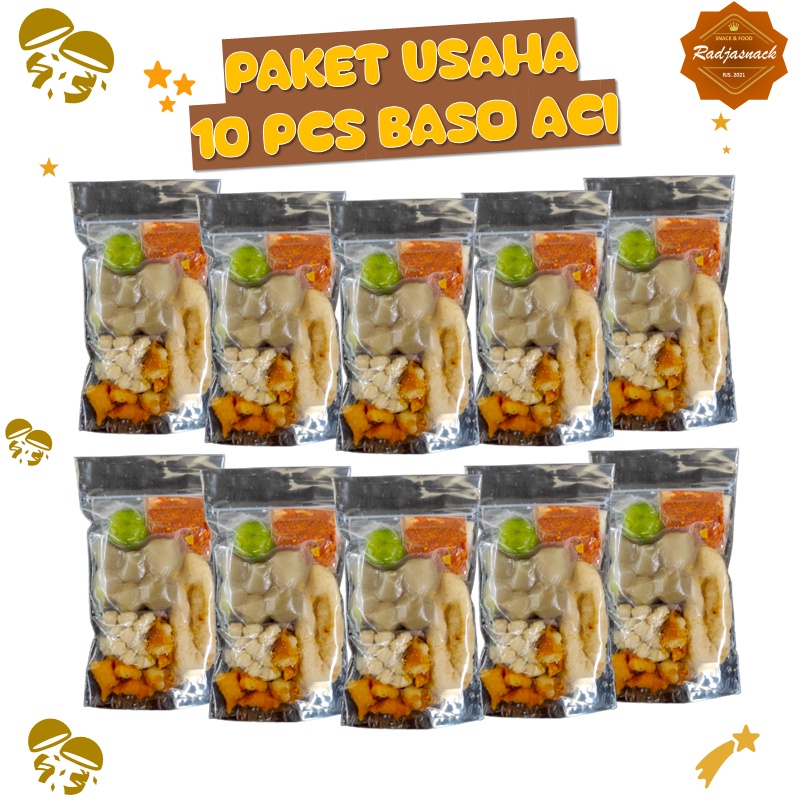 Jual PAKET USAHA HEMAT 10 BUNGKUS BASO ACI INSTAN | BAKSO ACI MURAH ...