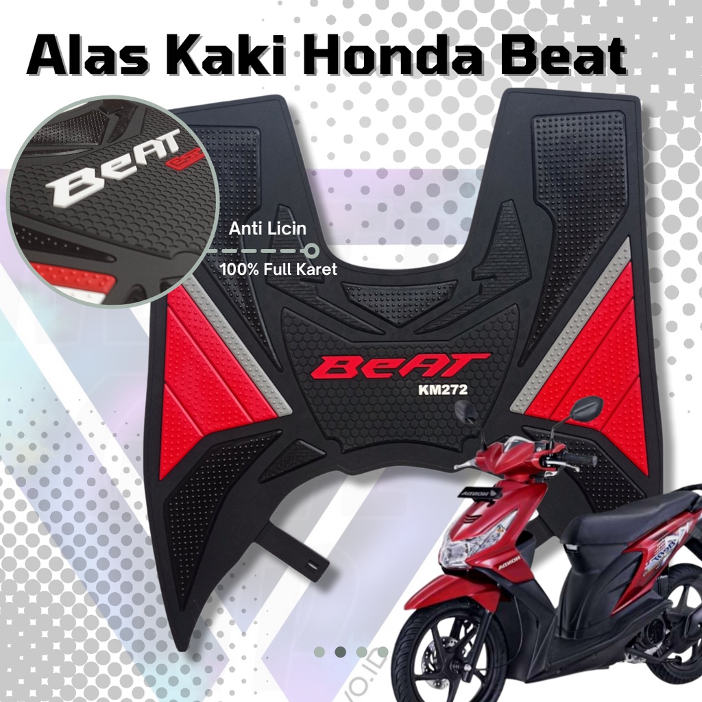 Jual Karpet Motor Beat Karbu / Karpet Beat Karbu / Pijakan Motor Beat ...