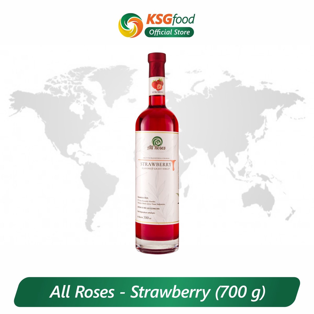Jual ALL ROSES STRAWBERRY SYRUP | Shopee Indonesia