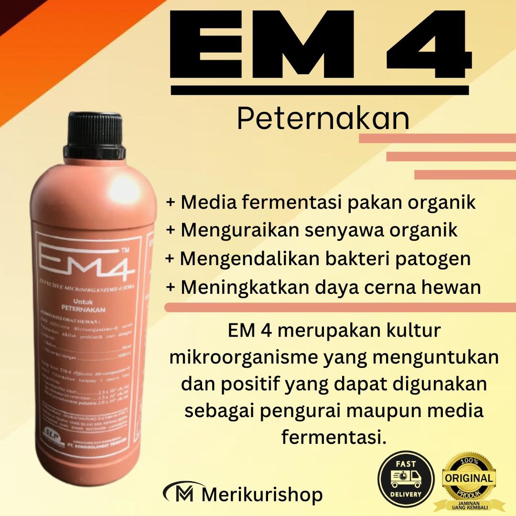 Jual Em Ternak Liter Untuk Pembuatan Pakan Fermentasi Efektif Shopee Indonesia