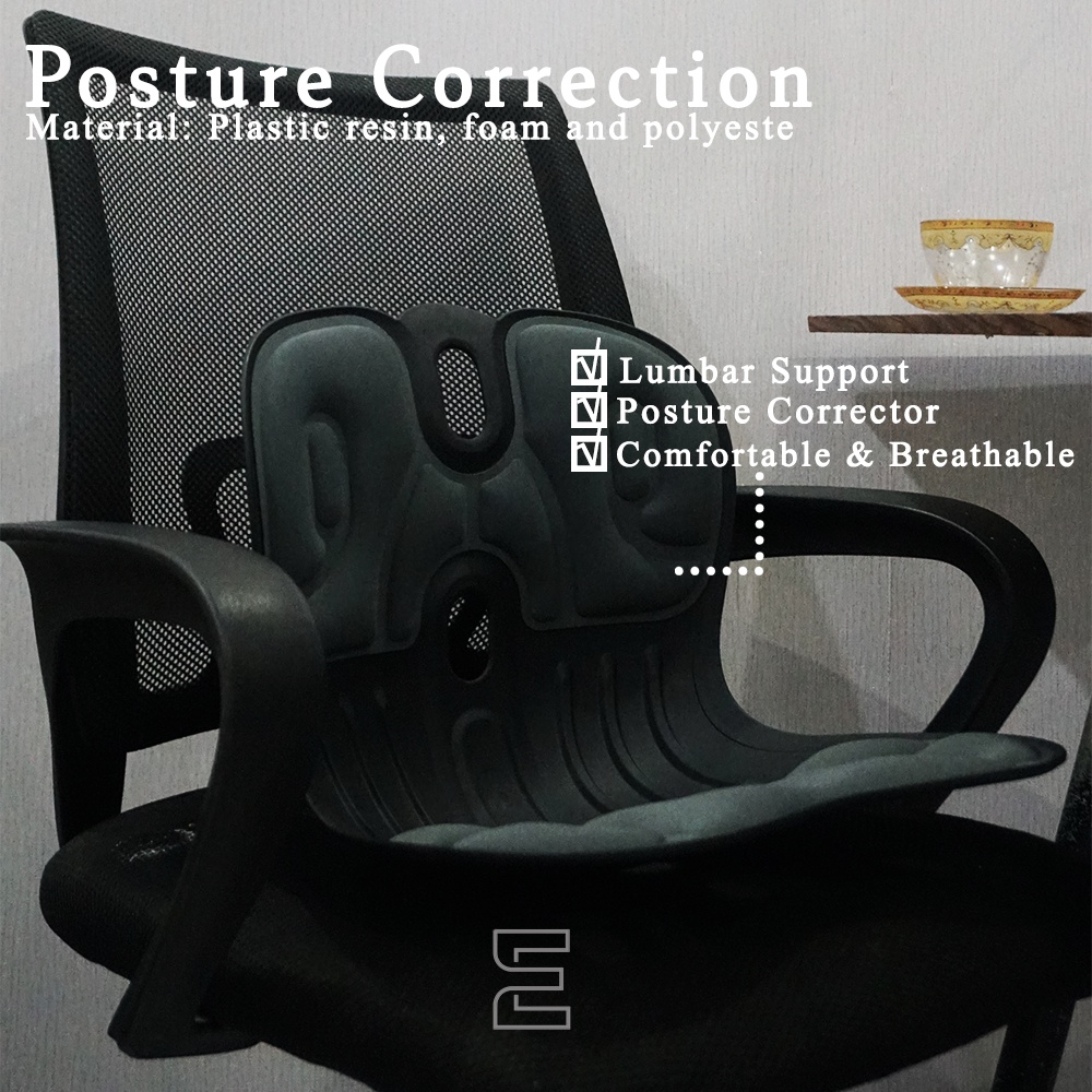 Jual Sandaran Kursi Penyangga Punggung Ergonomis / Ergonomics Curble