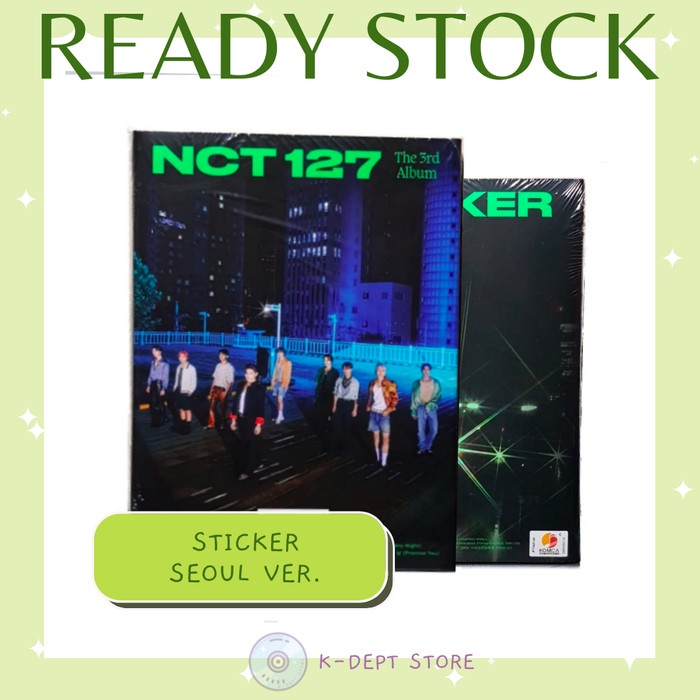 Jual NCT 127 STICKER SEOUL CITY VER. 3RD ALBUM + POSTER | Shopee Indonesia