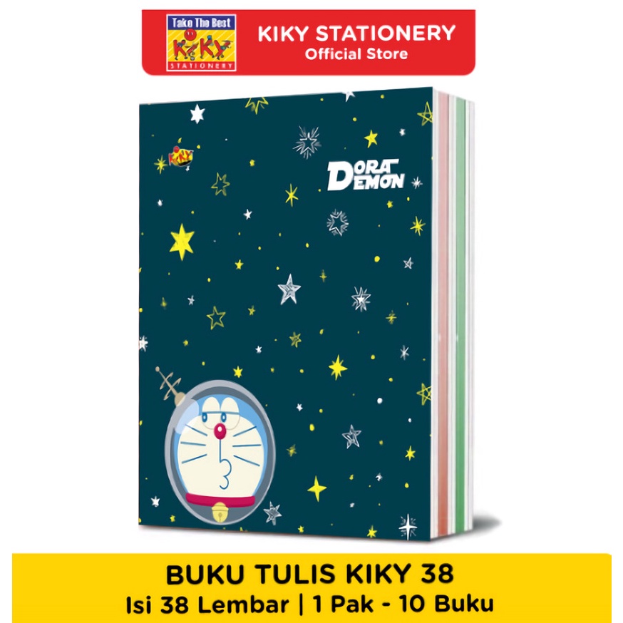 Jual Buku Tulis Sekolah Bergaris Buku Tulis Kiky Bergaris Biasa Isi 38 Lembar 10 Buku Shopee 9546