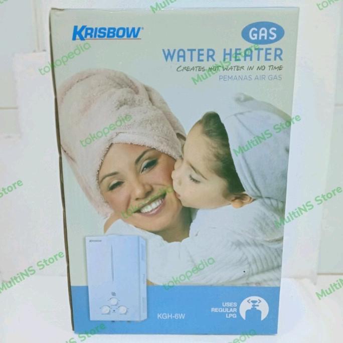 Jual Krisbow Water Heater Gas KGH6W THE NEW PRODUK 2023 Shopee Indonesia