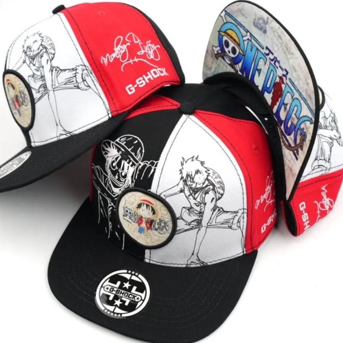 Jual topi snapback One Piece G Shock One Piece cap original