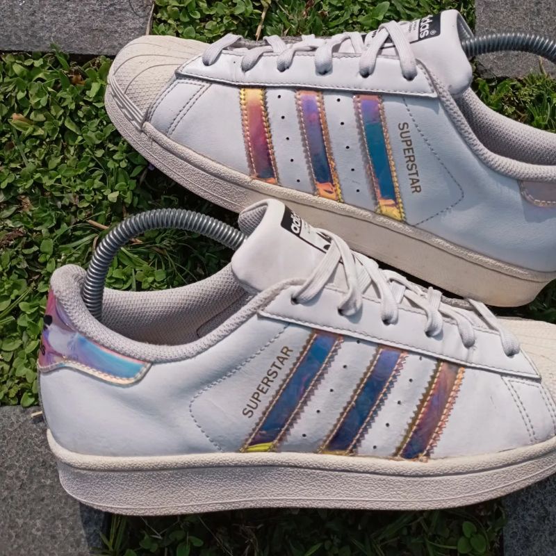 Jual Adidas Superstar Hologram UK 39 40 Shopee Indonesia