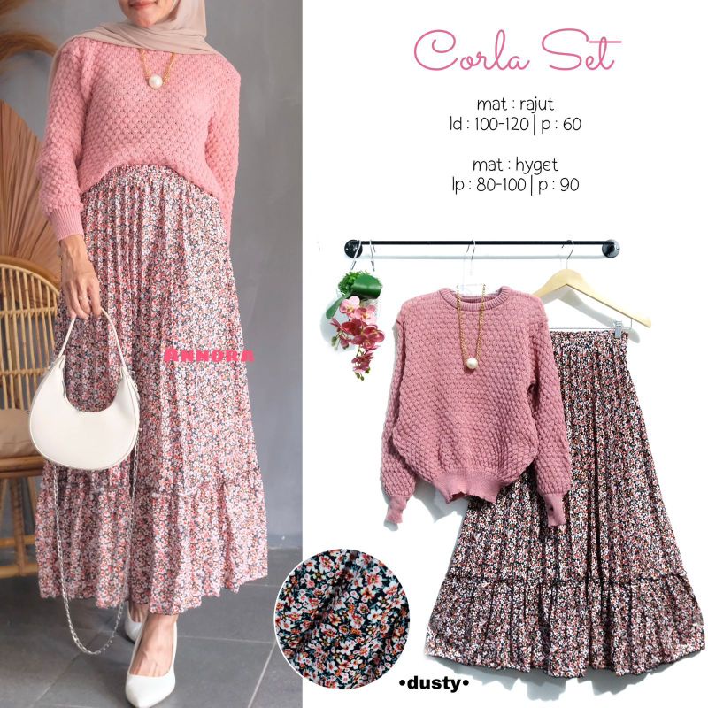 Jual new set rok CORLA SET by emirate | Shopee Indonesia