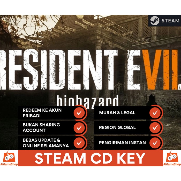 Jual Resident Evil 7: Biohazard Gold Edition Original PC Games Steam ...