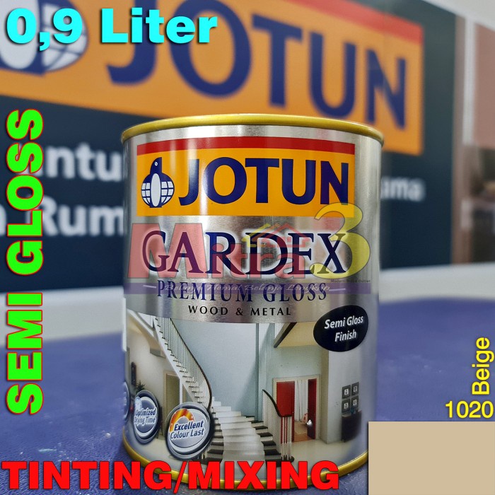 Jual ~~~ Cat Kayu And Besi Jotun Gardex Premium Semi Gloss 1l Beige 1020 1kg Shopee Indonesia 4054