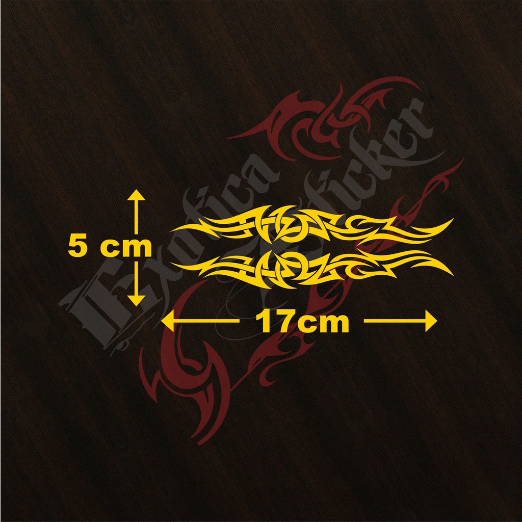 Jual custom cutting sticker lis tribal | Shopee Indonesia