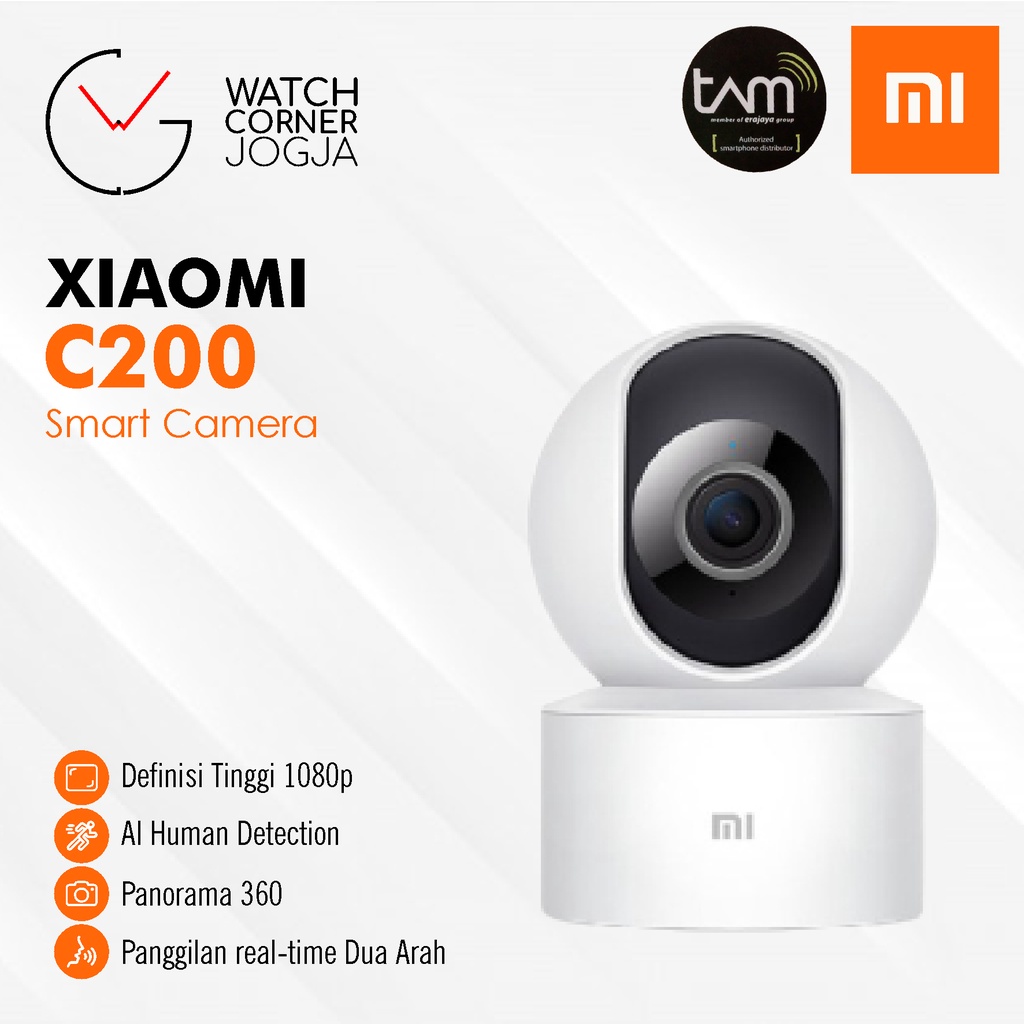 Jual Xiaomi Mi Smart Camera C200 360° FHD 1080P Night Vision CCTV IP ...
