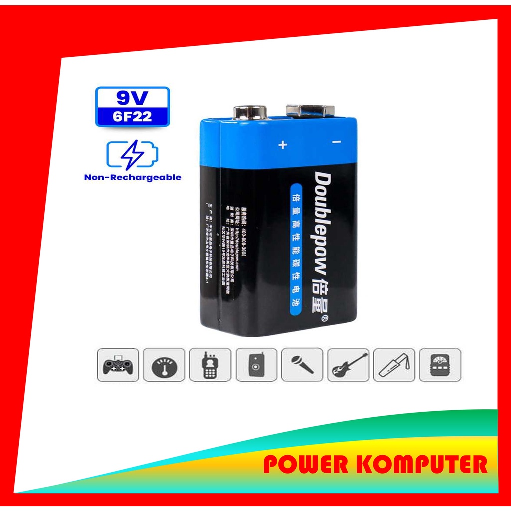 Jual Baterai Multimeter 9v Battery 9v Baterai Baterai 9 Volt Baterai