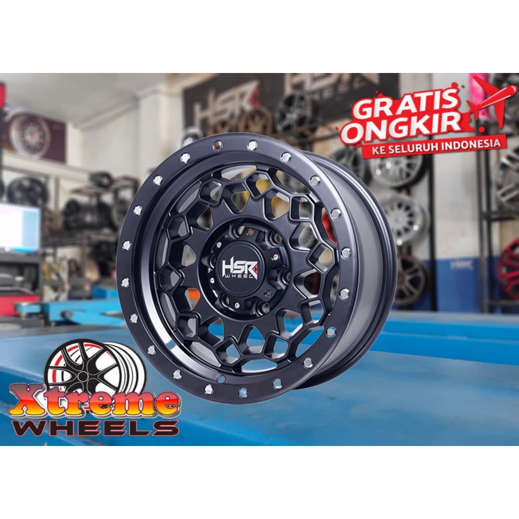 Jual velg offroad racing ring 16 hilux strada velg hsr wheel badas r16 ...