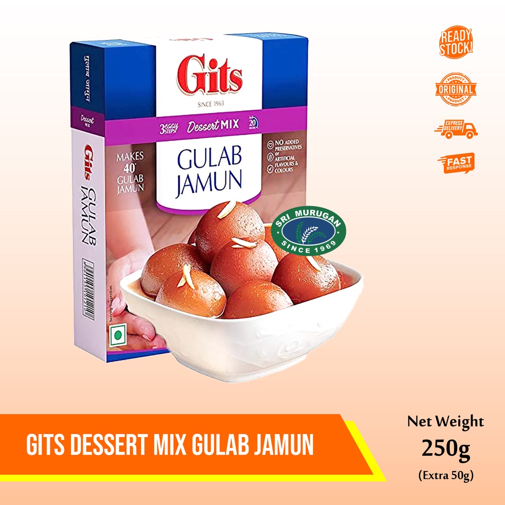 Jual GITS DESSERT MIX GULAB JAMUN 200gm | Shopee Indonesia