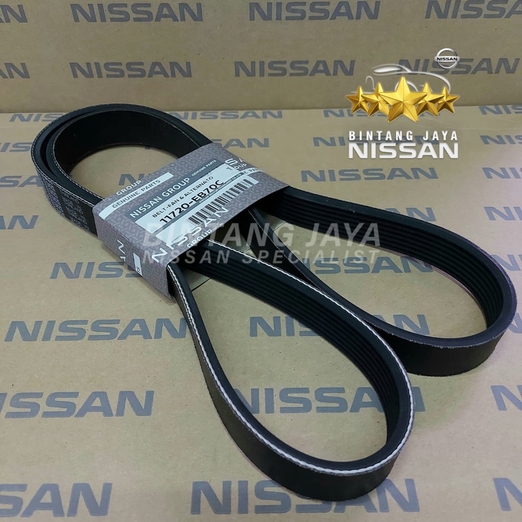 Jual Fan Belt Nissan Navara Frontier D40 YD25 Original Nissan 11720 ...