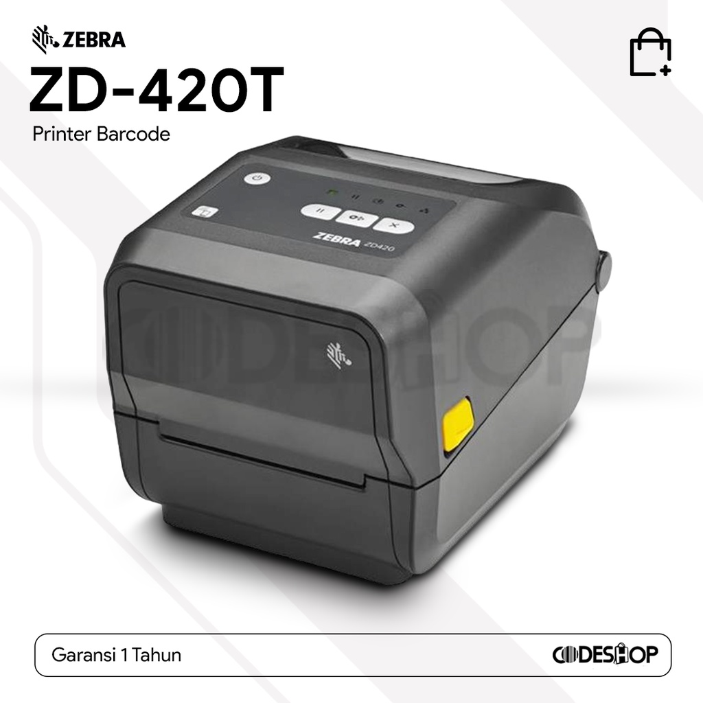 Jual Zebra ZD420 Printer Cetak Label Barcode Direct Thermal Transfer
