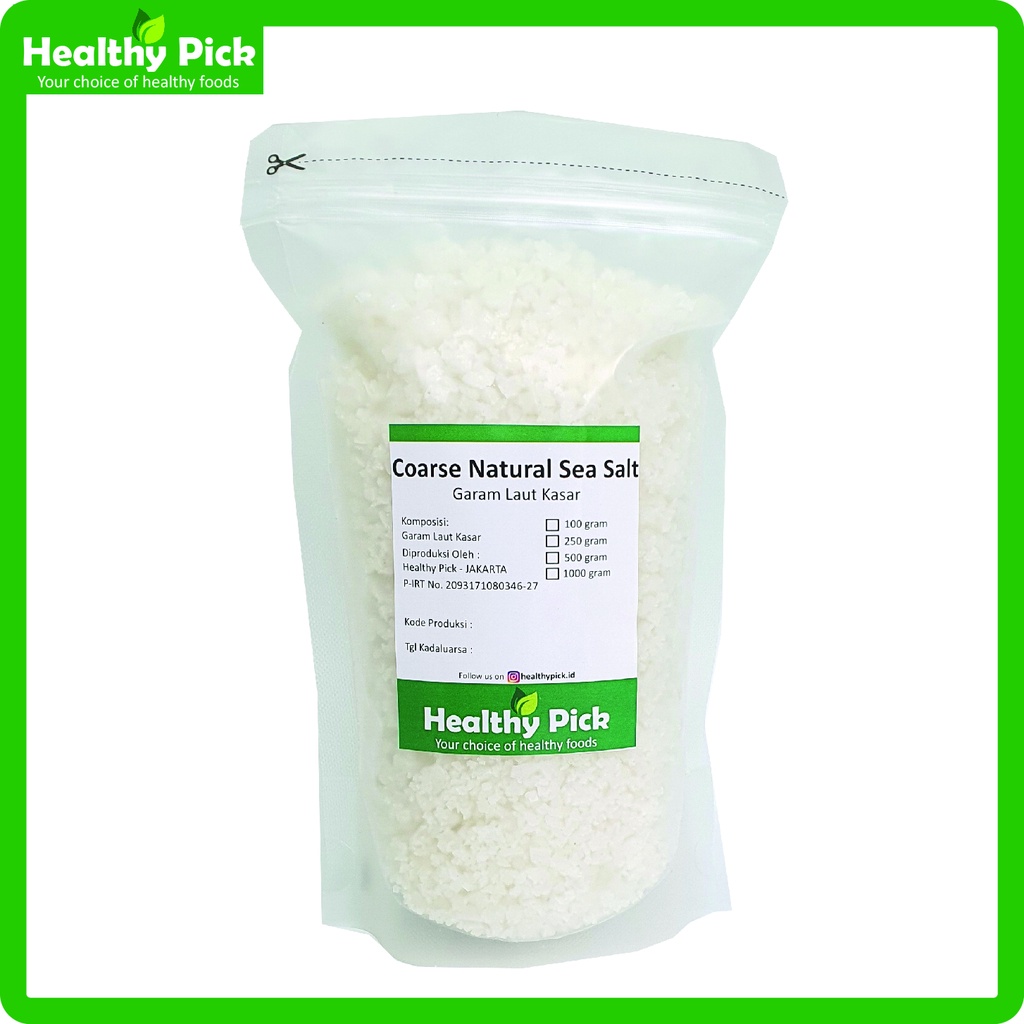 Jual Organic Natural Sea Salt Coarse Garam Laut Organik Natural Kasar ...