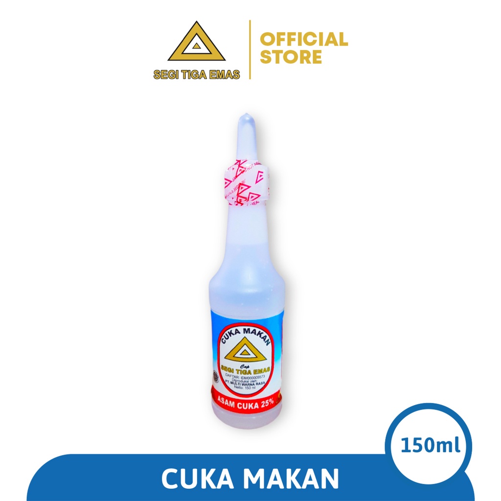 Jual Cuka Makan Segi Tiga Emas 150ml | Shopee Indonesia