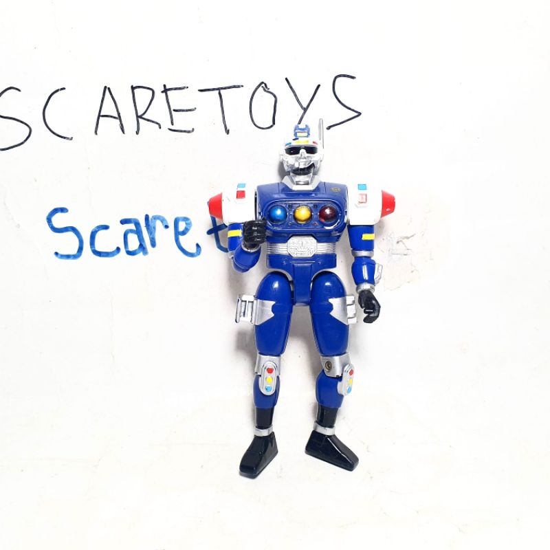 Jual Power Rangers turbo blue senturion gekisou Sentai carranger signal ...