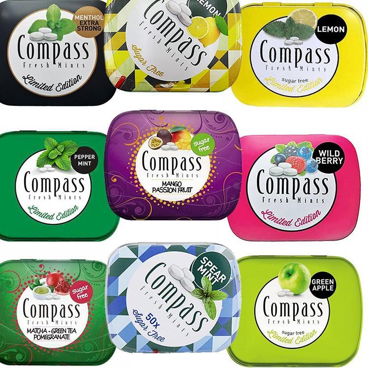Jual Mega Max Compass Fresh Mints 14gr (Kaleng) | Shopee Indonesia