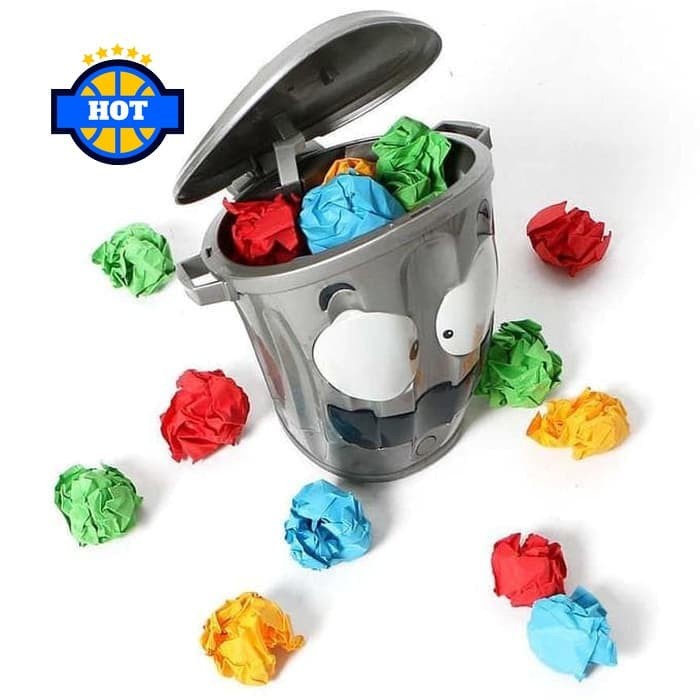 Jual Mainan Keluarga Loony Bin Buang Sampah Trash Can Family Game Yy0686 Shopee Indonesia