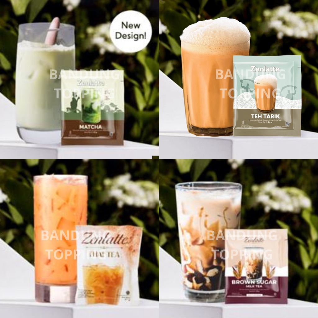 Jual Zenlatte renceng minuman serbuk | Shopee Indonesia