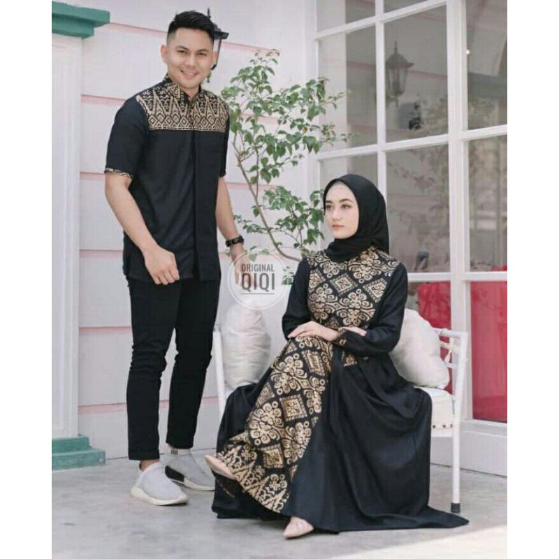 Jual Gamis Coupel Terbaru Buju Copel Gamis Kemeja Bju Pasangan Suami ...