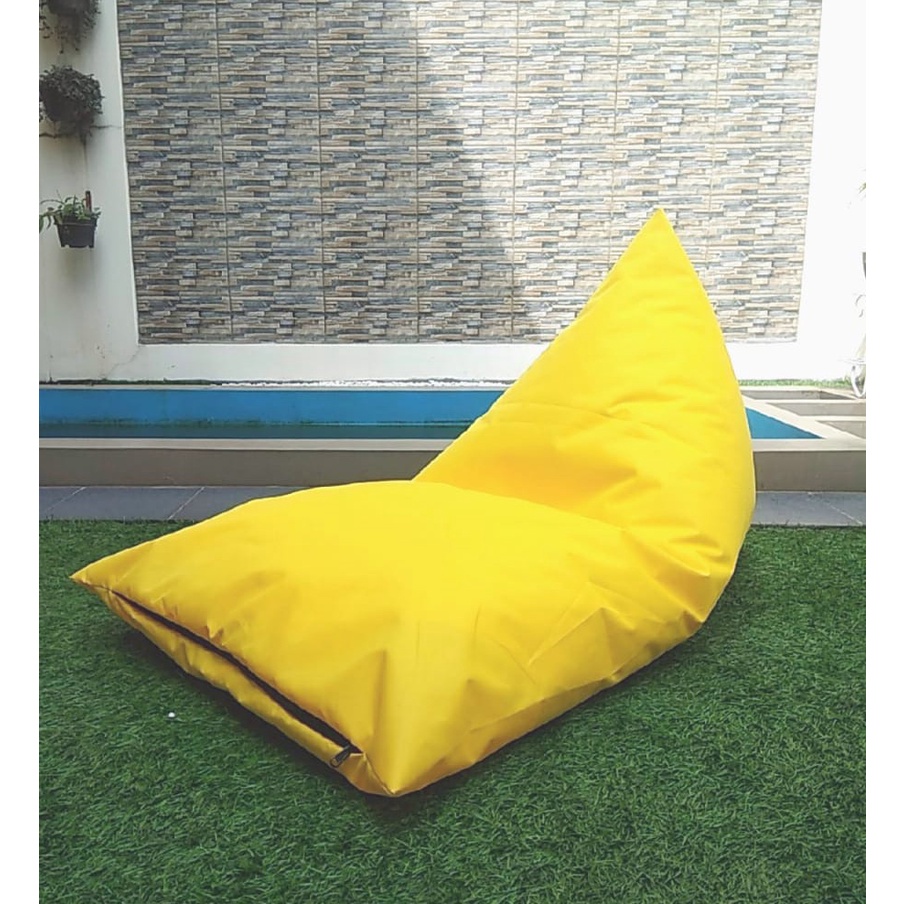 Jual Bean Bag TRIANGLE MEDIUM PLUS ISI Bahan KATUN Bean Bag Dewasa
