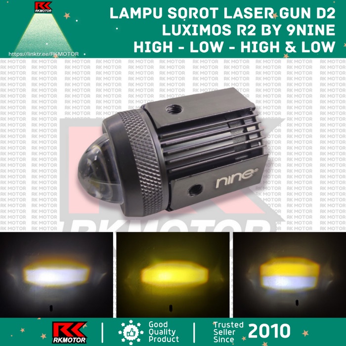 Jual Lampu Led Tembak Motor Mobil Luminos Luximos R Projektor Laser W Shopee Indonesia