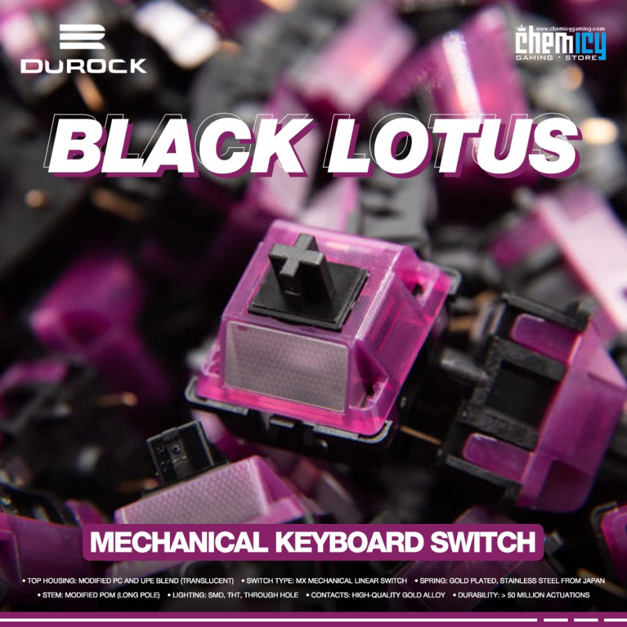 Jual Durock Black Lotus Switch | Shopee Indonesia