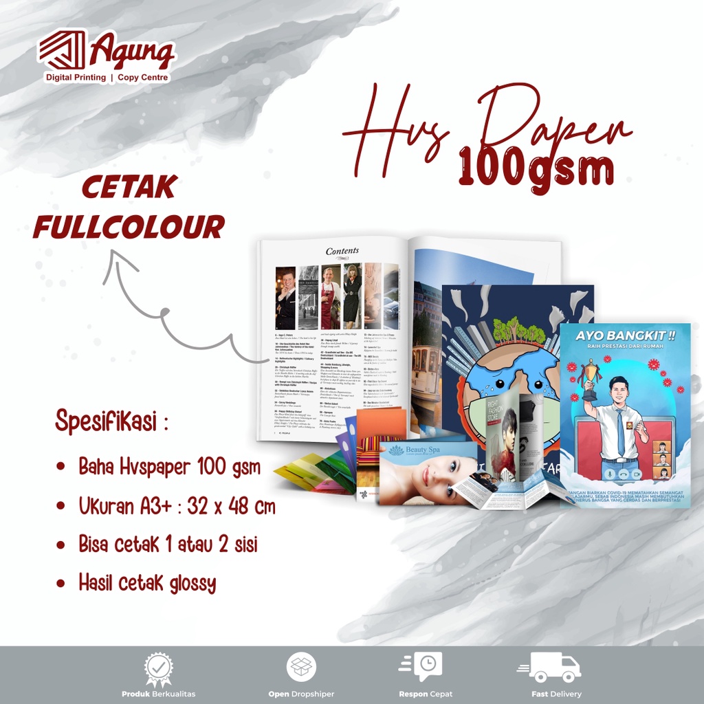 Jual Cetak Artpaper 120gr 150gr Mattepaper 120gr 150gr Hvs 80gr